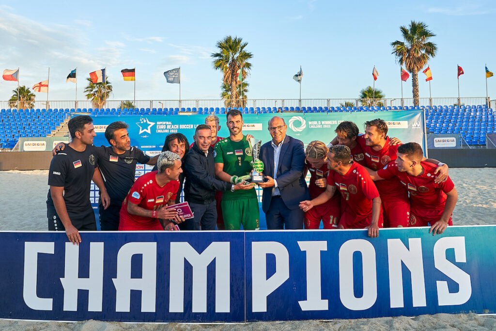 Real Münster won the 2022 World Winners Cup in Cagliari, Italy